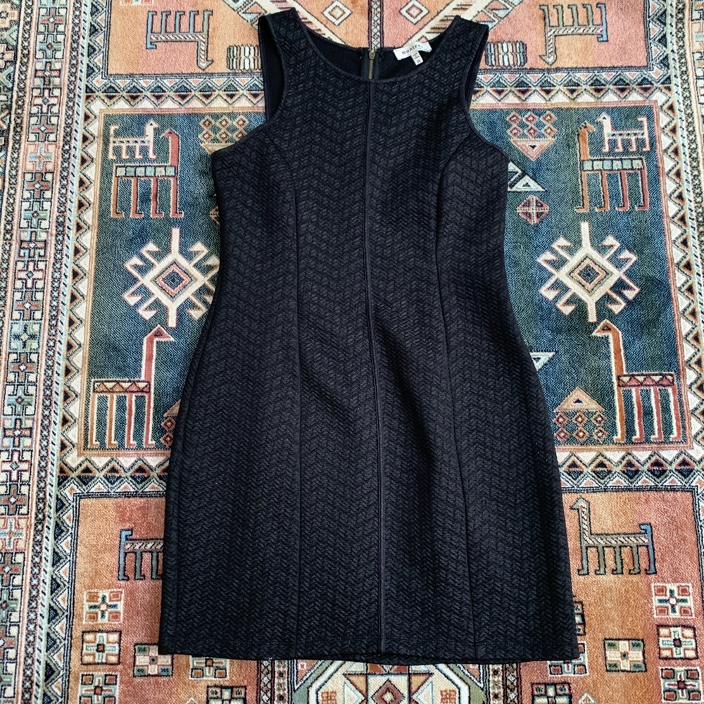 Monetaau Black Bodycon Dress